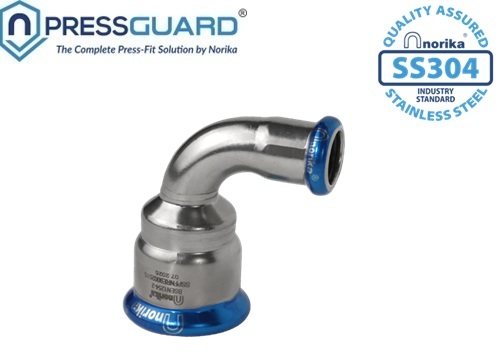 Stainless Steel 304 Press Fit 90 Deg Reducing Elbow